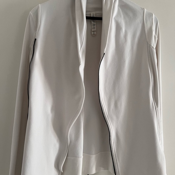LULULEMON Wrap Fitted Bhakti Yoga Jacket 8 White - Picture 2 of 8